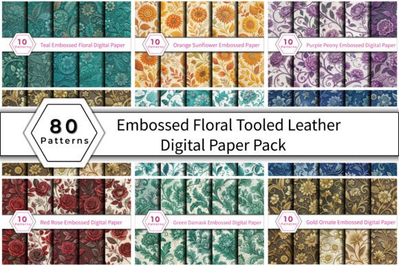 80 Embossed Floral Tooled Leather Paper – A Strategic Resource for Creative Professionals
