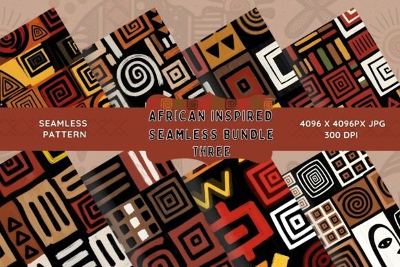 African Inspired Seamless Bundle 3 20