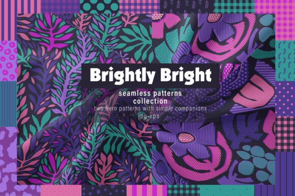 Neon Tropical Leaves Modern Coordinate