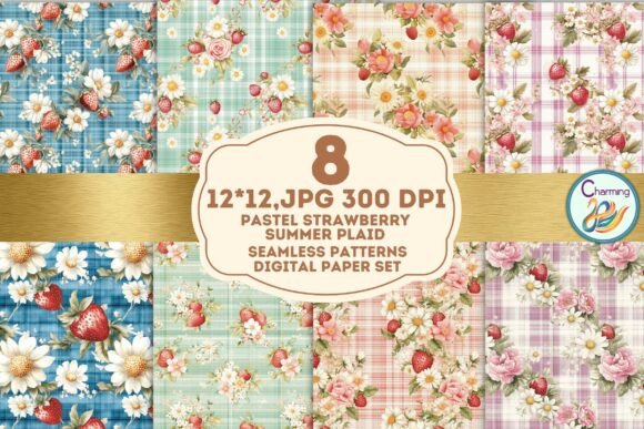 Pastel Summer Plaid: A Versatile Design Pattern for Every Project