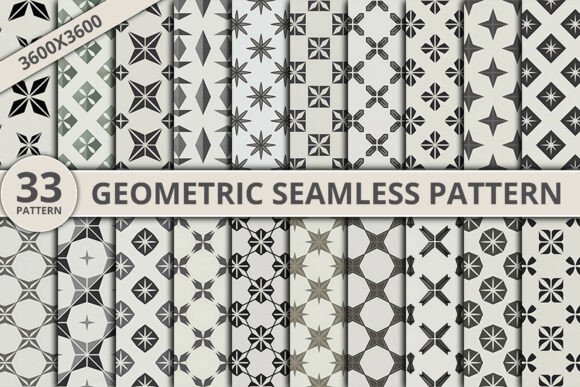 Seamless Geometric Pattern Bundle: A Versatile Tool for Modern Designers